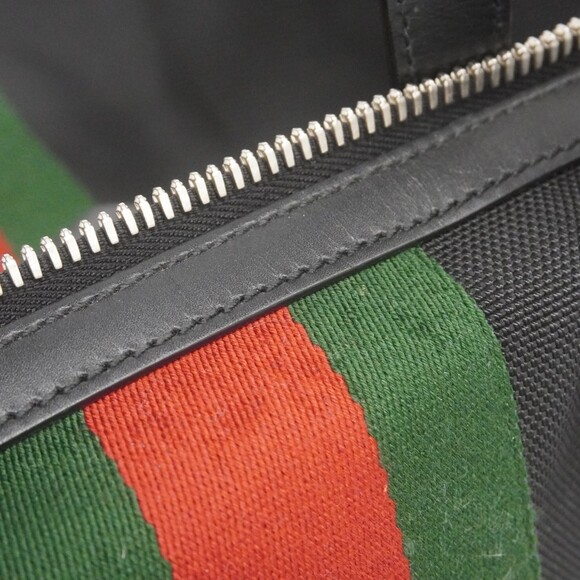 Gucci Sherry Line Tote Bag 619750 Canvas Black Men's Women's P1647905 - Picture 8 of 13